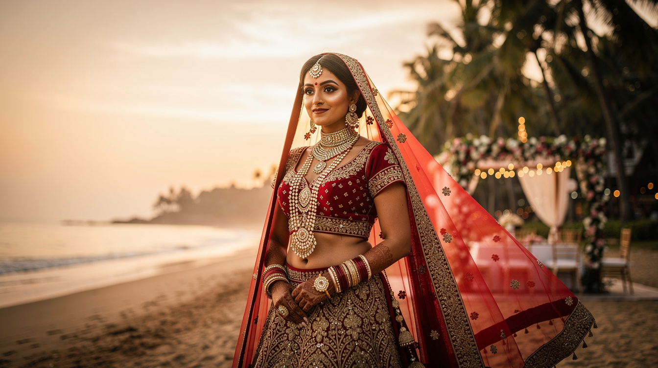 Bridal Makeup Tips for a Goa Destination Wedding - Shivangi Verma Makeup Studio