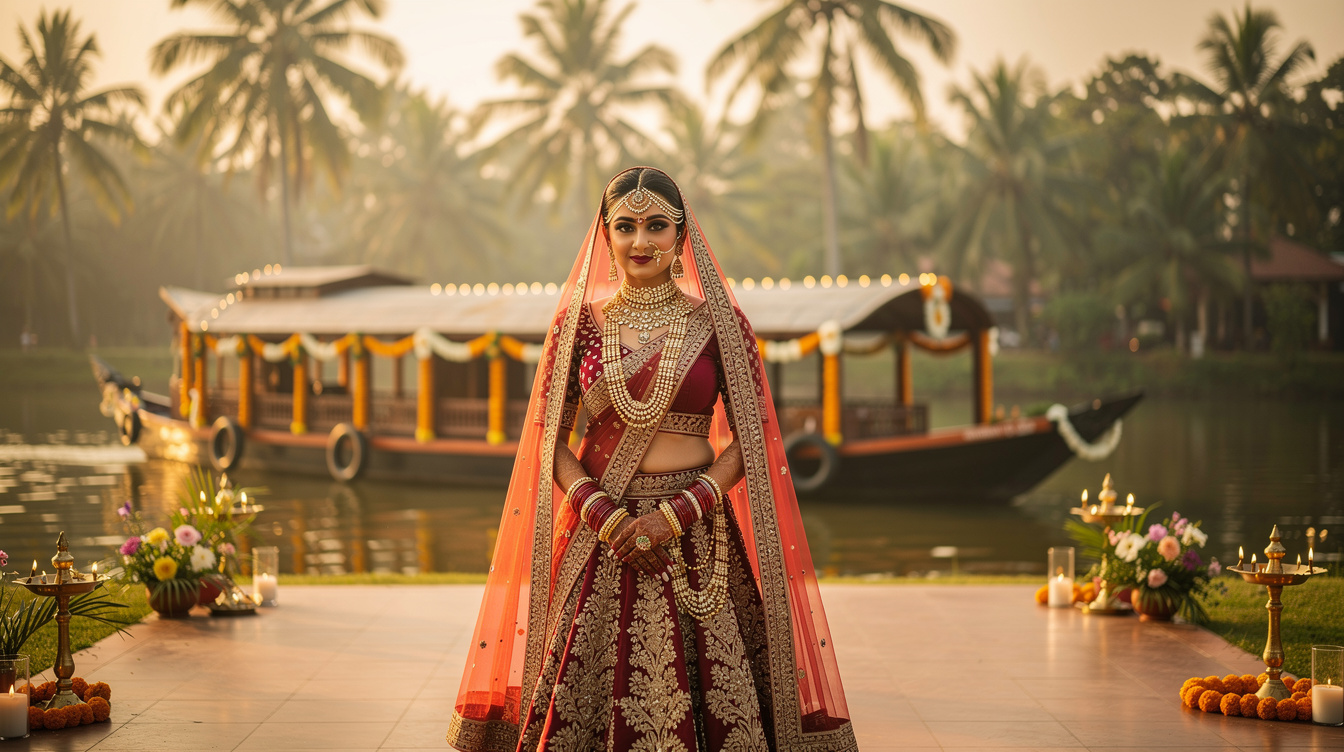 Bridal Makeup Tips for a Kerala Destination Wedding - Shivangi Verma Makeup Studio