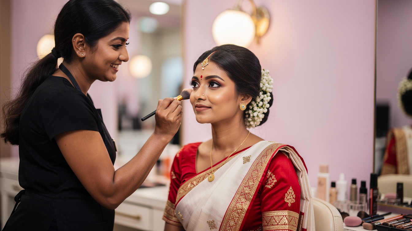 Bridal Makeup Tips for Dusky Skin That Actually Work - Shivangi Verma Makeup Studio