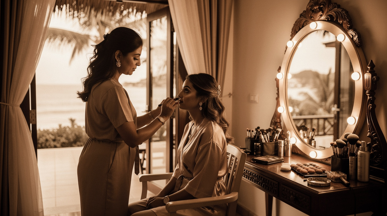 Indian Bridal Makeup in Phuket — Complete Destination Wedding Guide - Shivangi Verma Makeup Studio