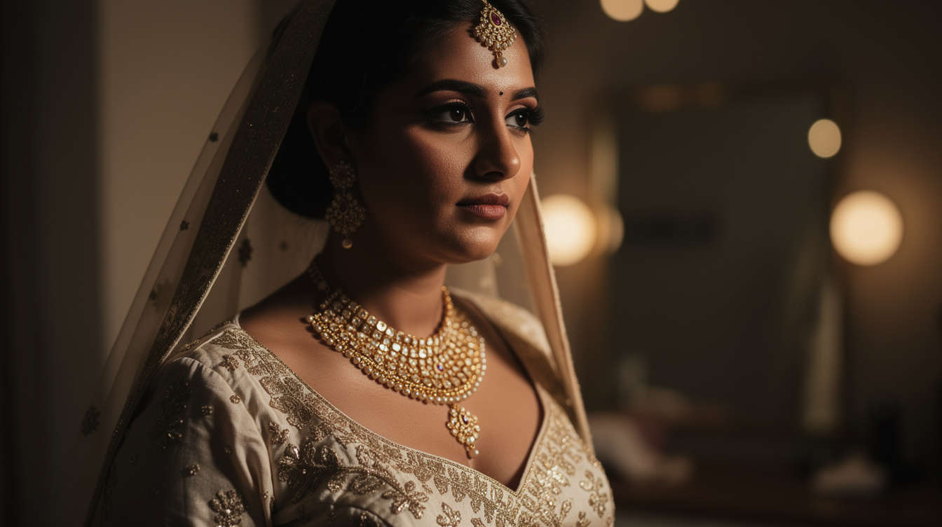 The Perfect Makeup Look for a Ivory Lehenga Bride - Shivangi Verma Makeup Studio
